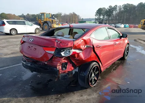 2013 Hyundai Elantra Gls from USA, damaged, VIN 5NPDH4AE2DH261943